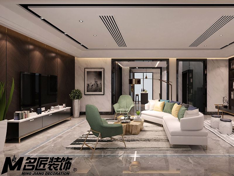 常州市龍洲伊都?xì)W式風(fēng)格別墅裝修案例