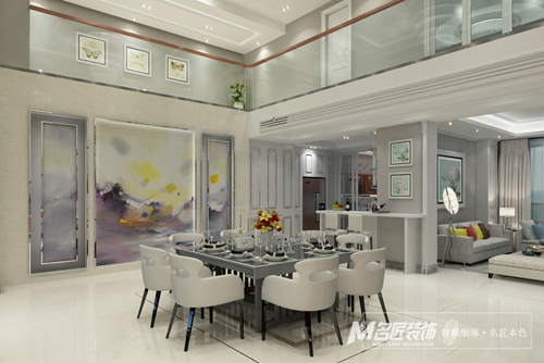 珠海市鵬瑞·珠澳灣中心現(xiàn)代簡約風(fēng)格復(fù)式裝修案例